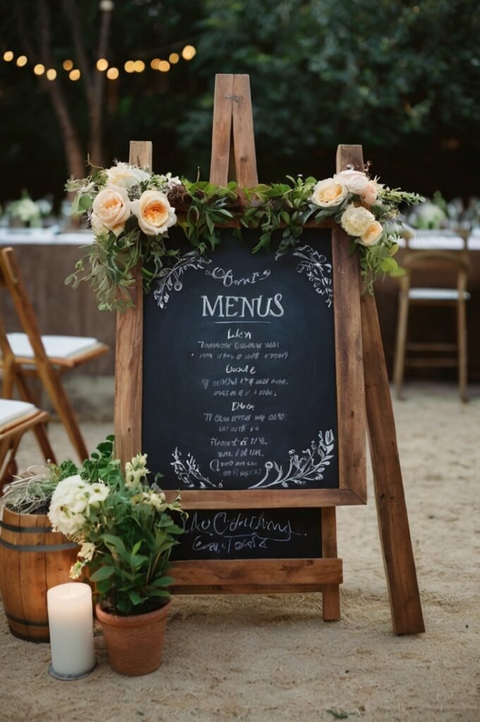 Chalkboard Menus
