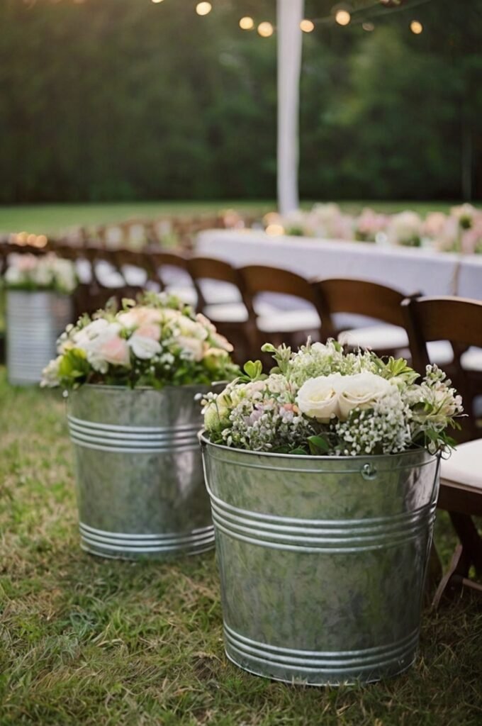 DIY Flower Buckets