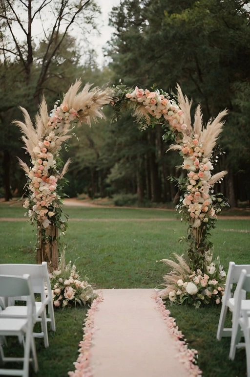 Minimalist Floral Arches