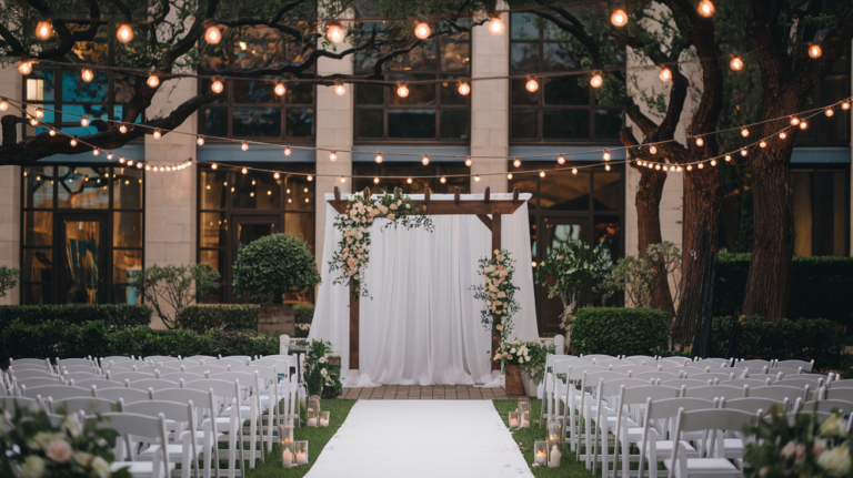 Outdoor Wedding Lights Decoration