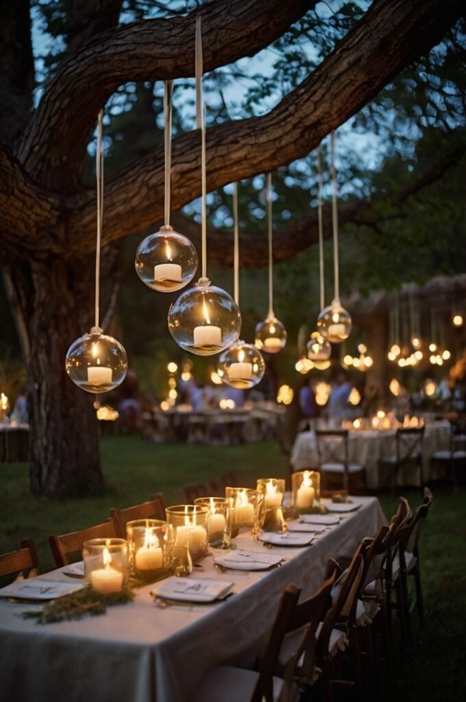 Floating Candles in Glass Globes