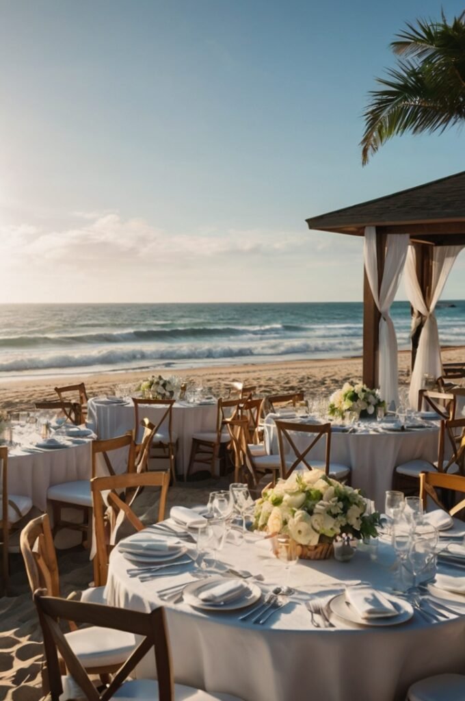 Beachside Wedding Reception