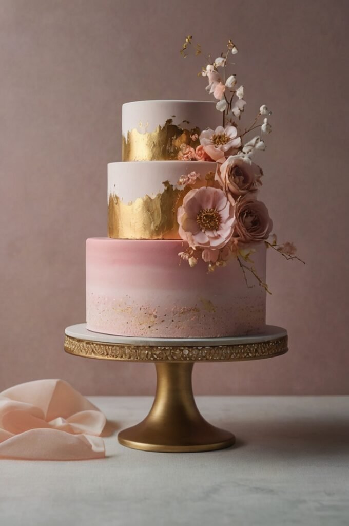 Blush Pink Ombre Cake