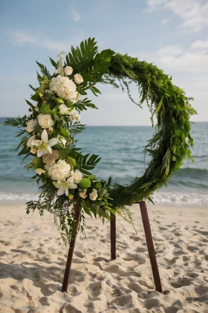 Circular Greenery Backdrop