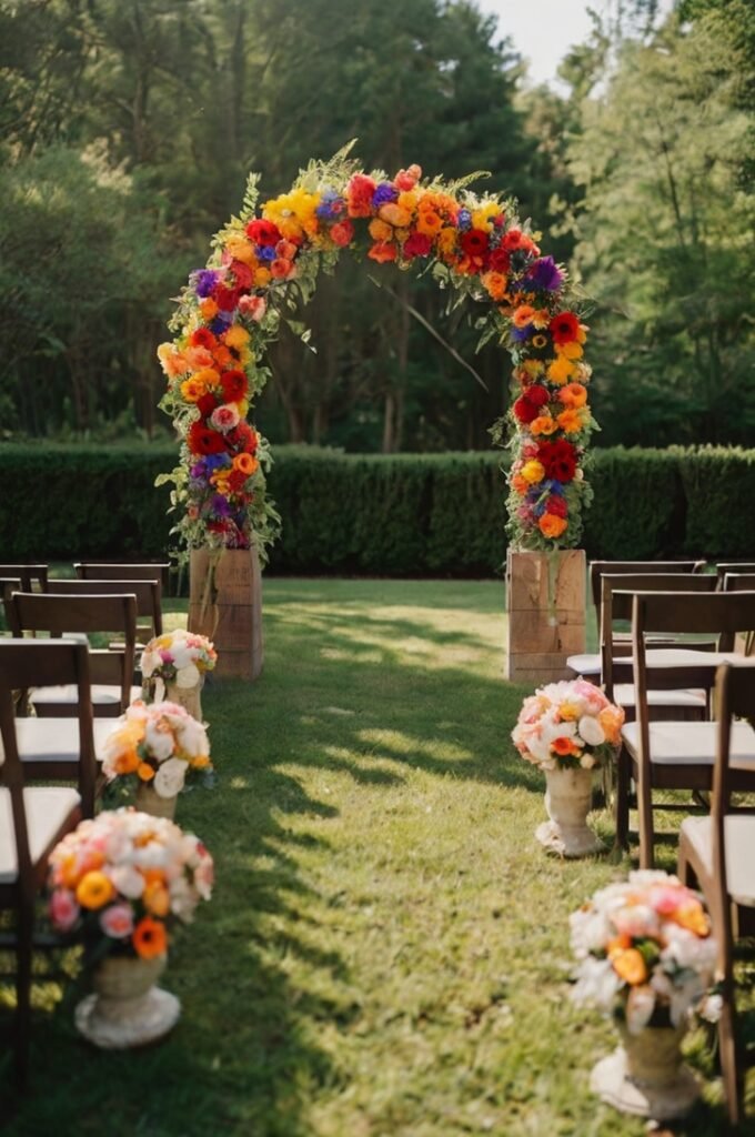 Colorful Outdoor Arch