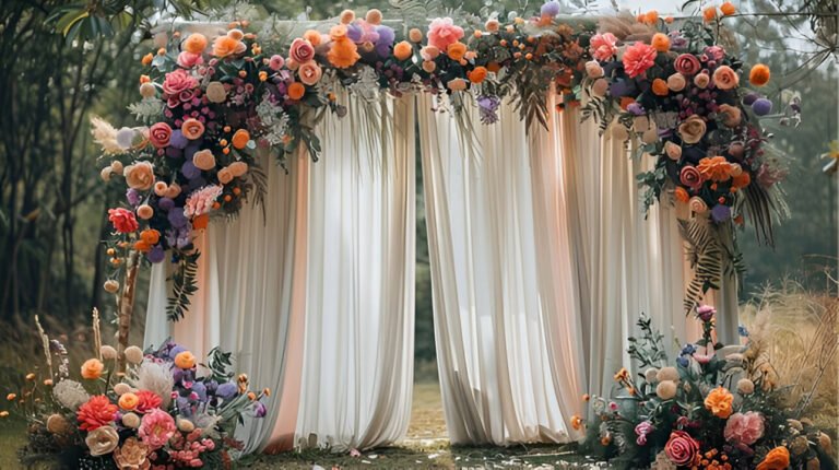 Floral wedding decor ideas