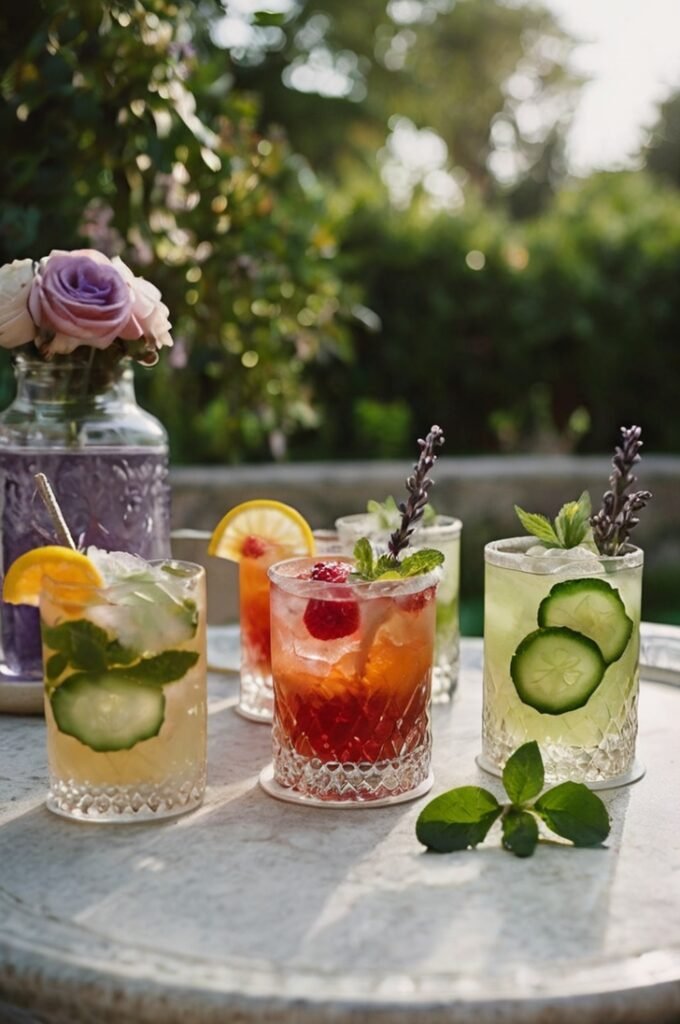 Garden-Themed Cocktails