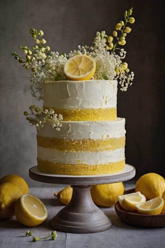 Lemon & Elderflower Cake