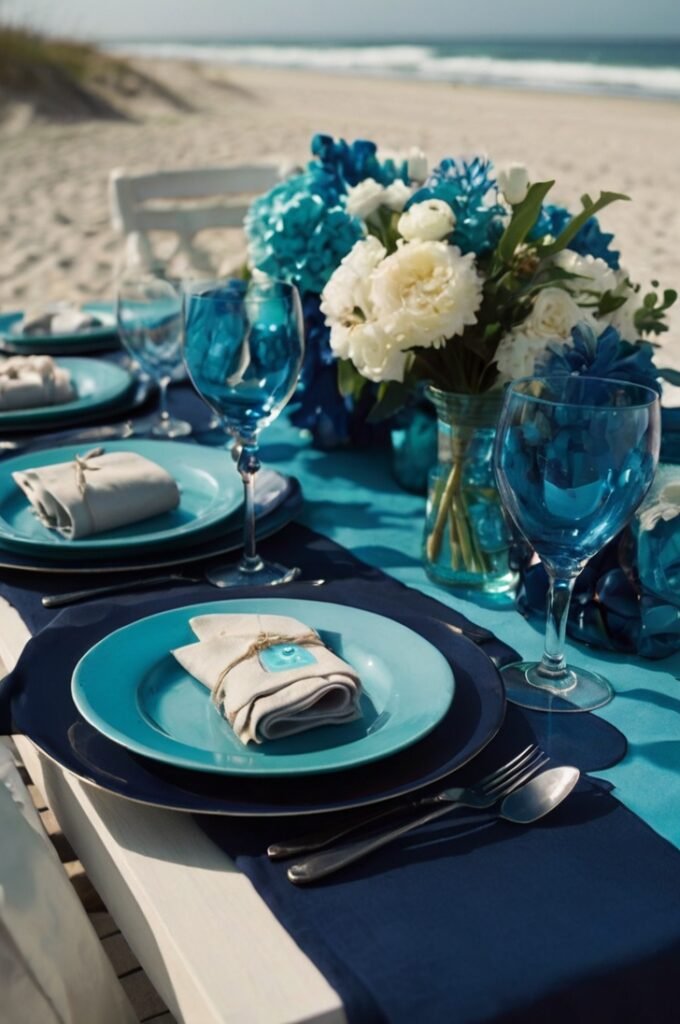 Ocean-Inspired Blue Details