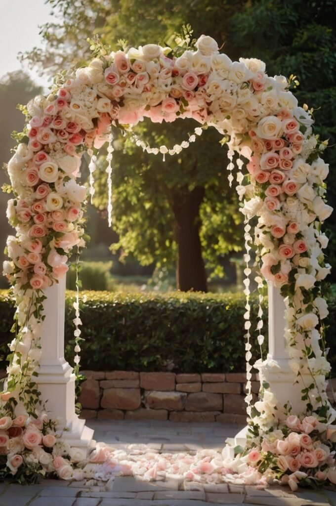 Rose Wedding Arch