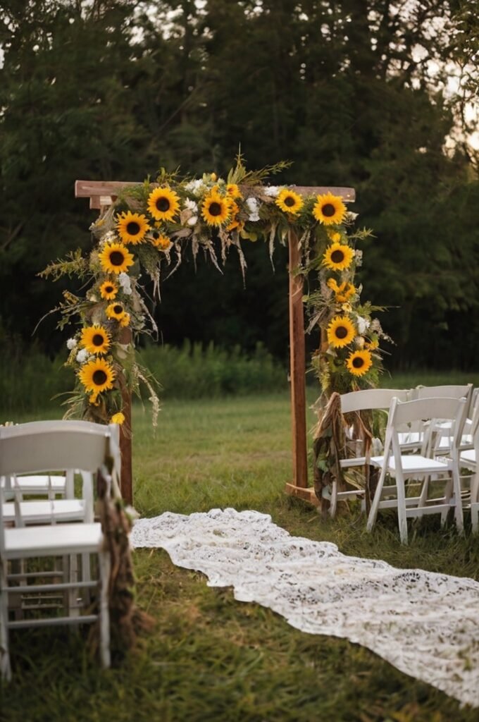 Rustic Wedding Arch