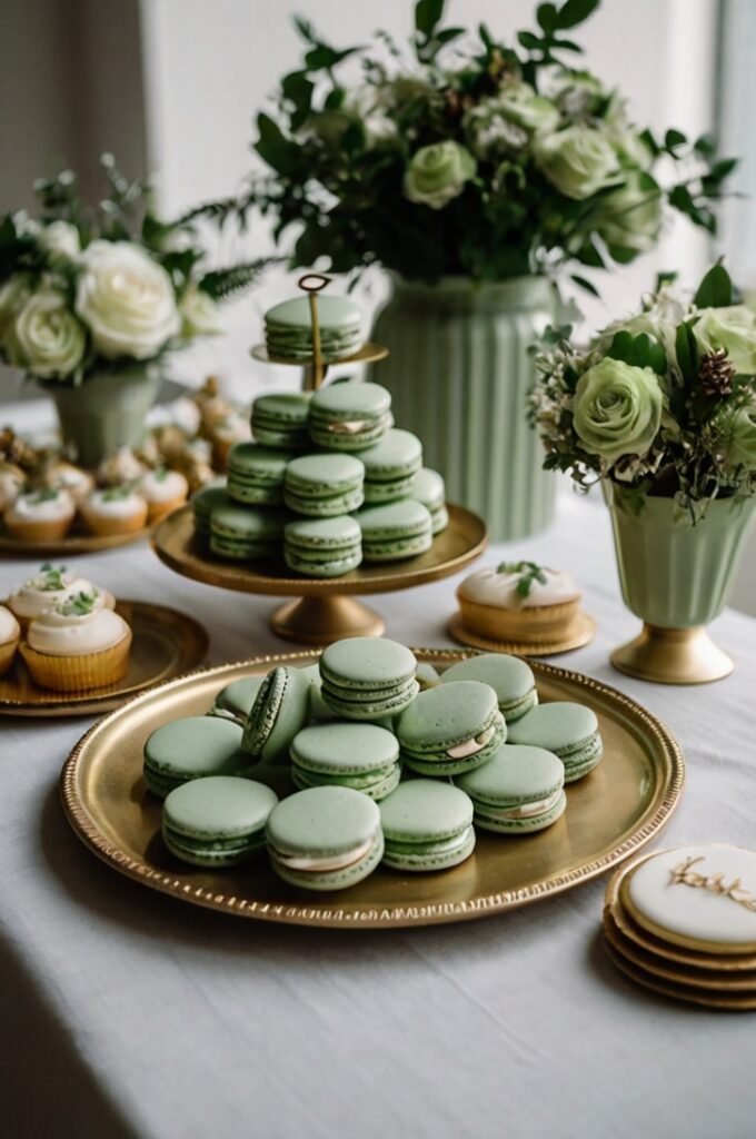 Sage Green Dessert Table