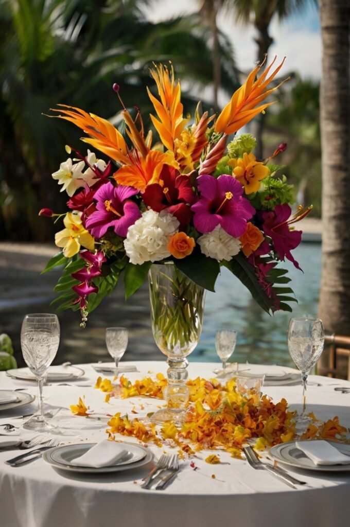 Tropical Floral Arrangements