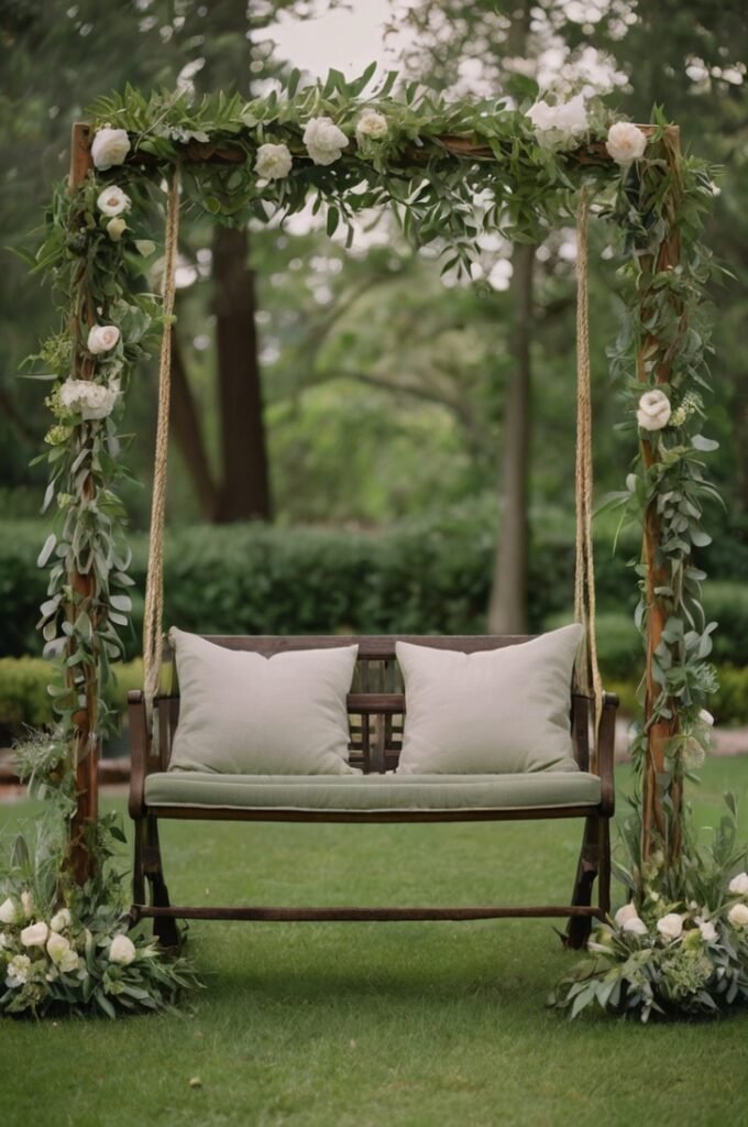 sage green swing