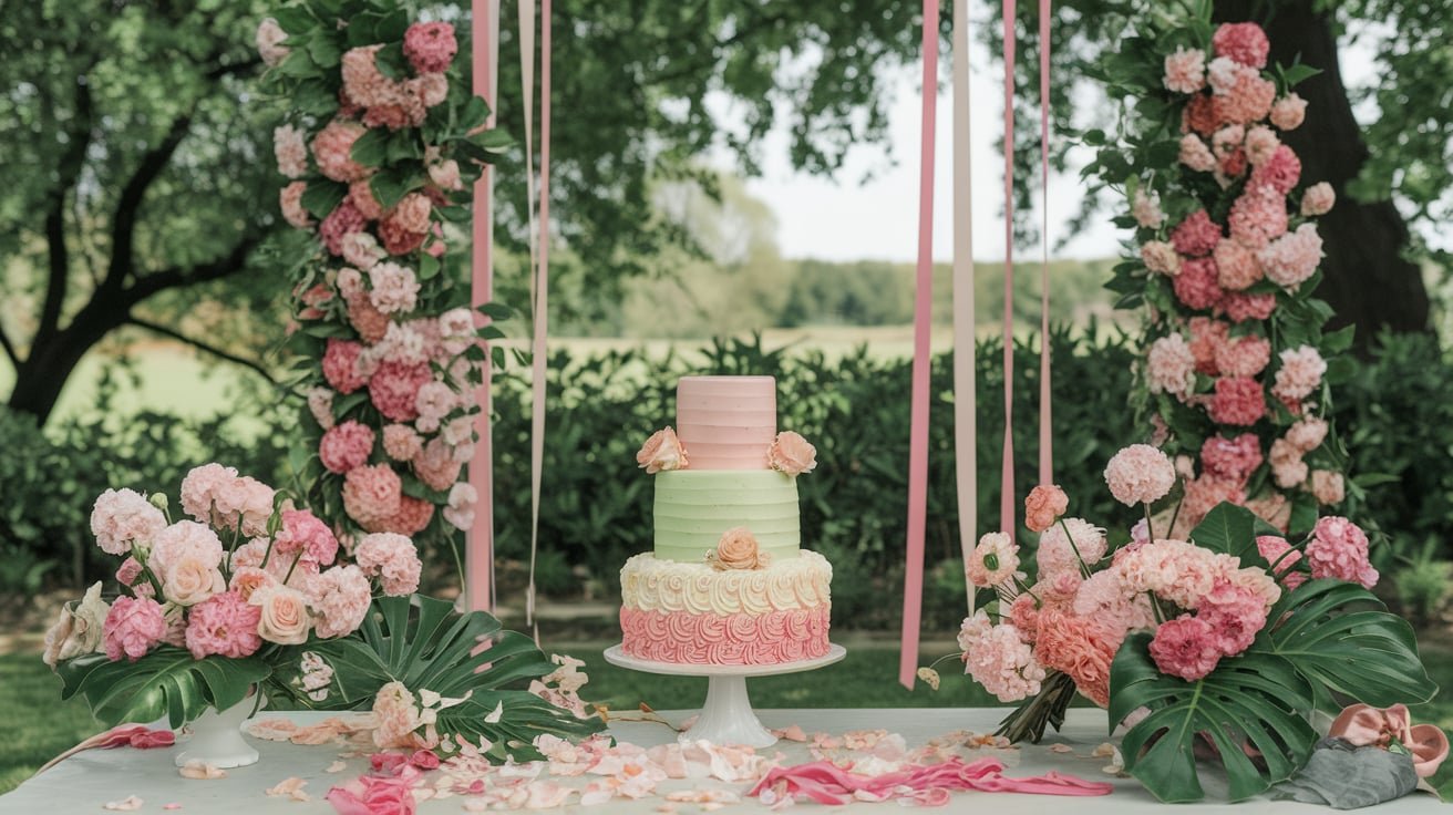 spring wedding colour palette