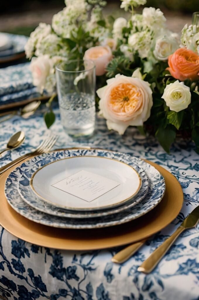 Patterned Table Linens