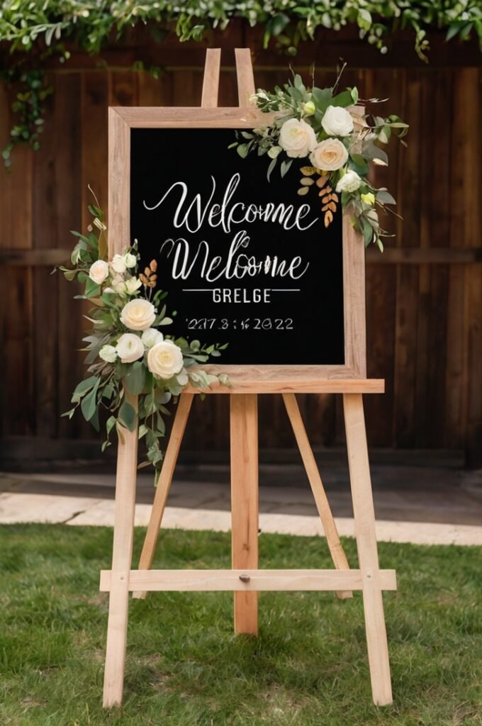 Wedding Welcome Sign