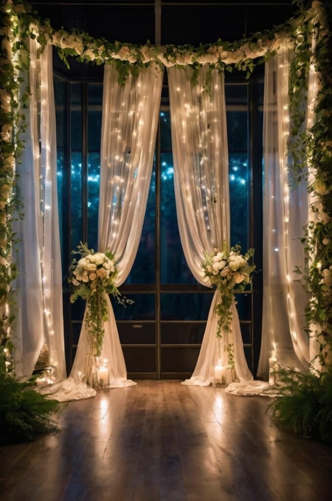 Draped Curtains