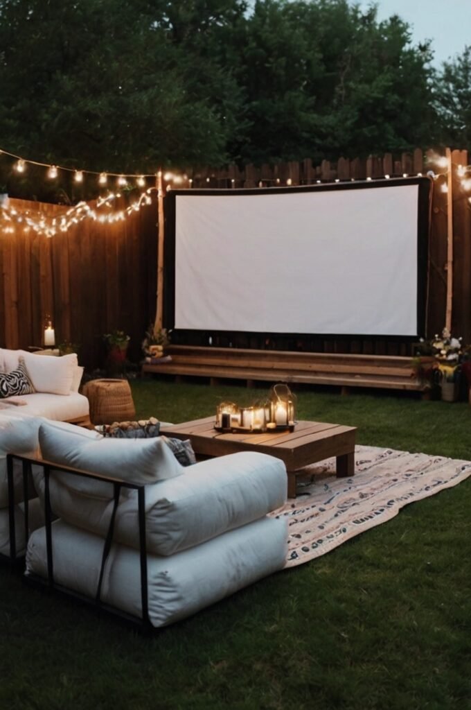 Host an Outdoor Movie Night