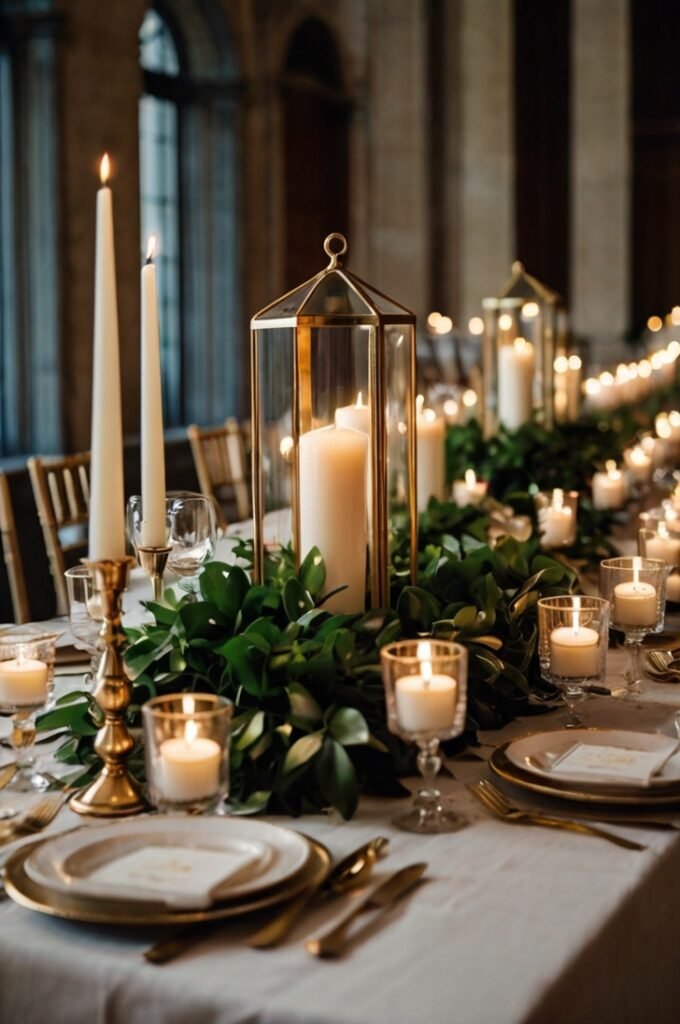 Multi-Level Candles for a Romantic Glow