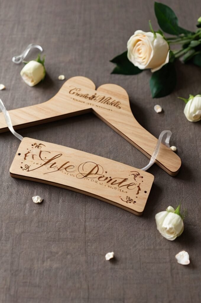 Personalized Wedding Dress Hanger