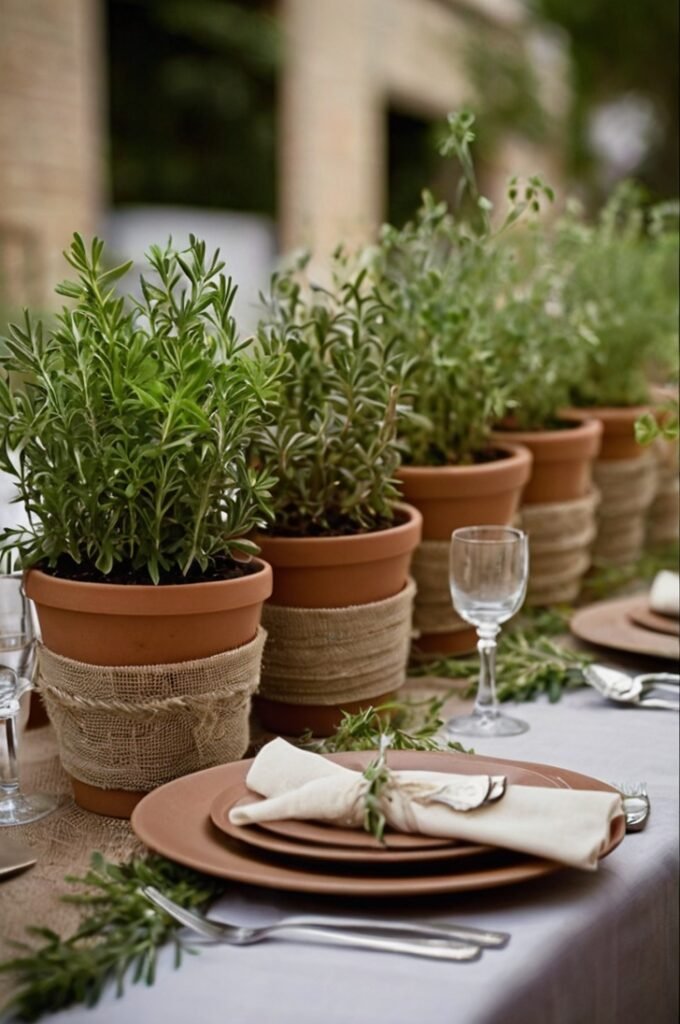 Potted Herbs for a Fresh and Eco-Friendly Option