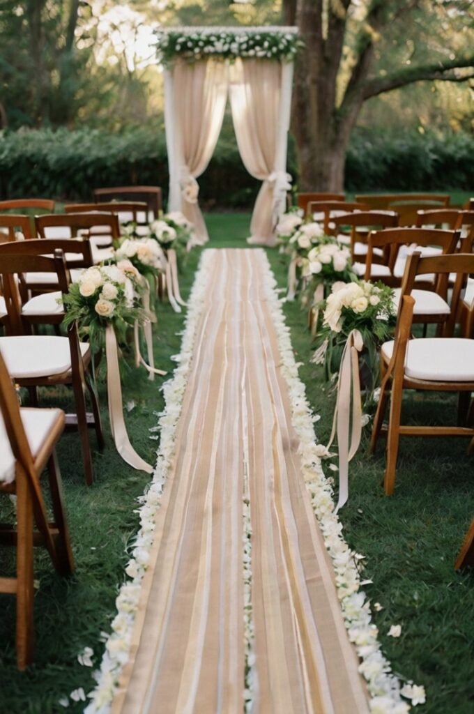 Ribbon and Fabric Drapes