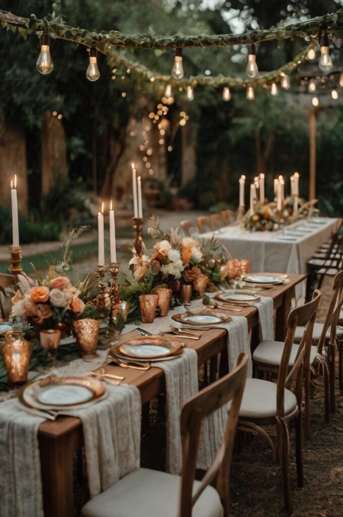 Rustic Table Settings