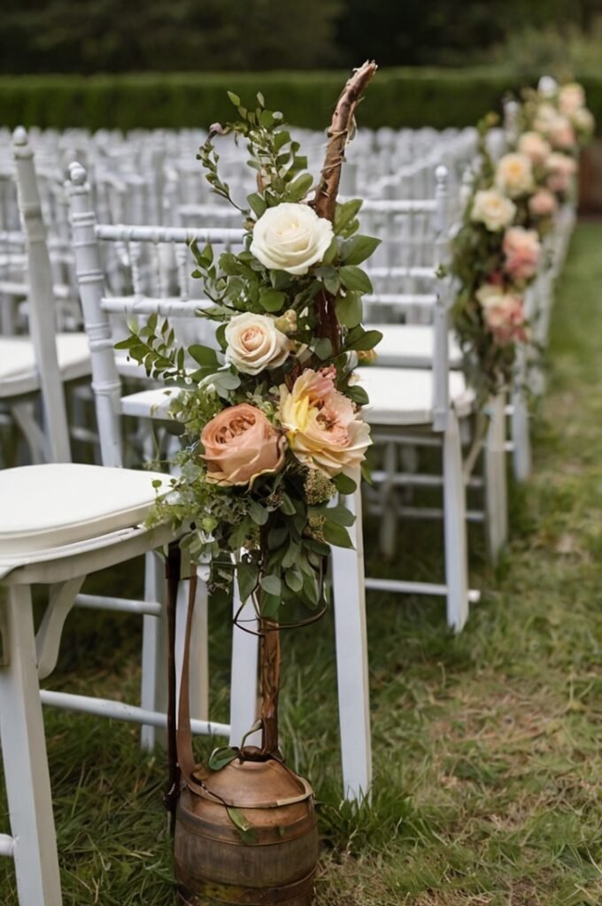 Shepherd’s Hooks with Floral Bouquets