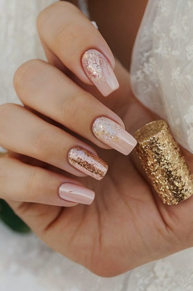 Subtle Glitter Accents