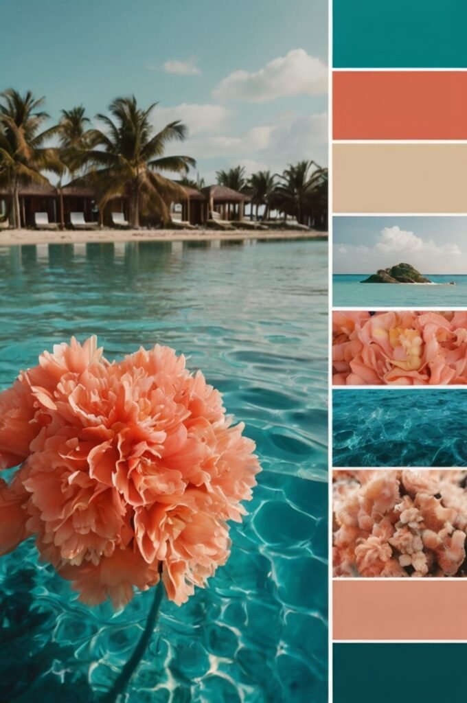 Tropical Teal & Coral