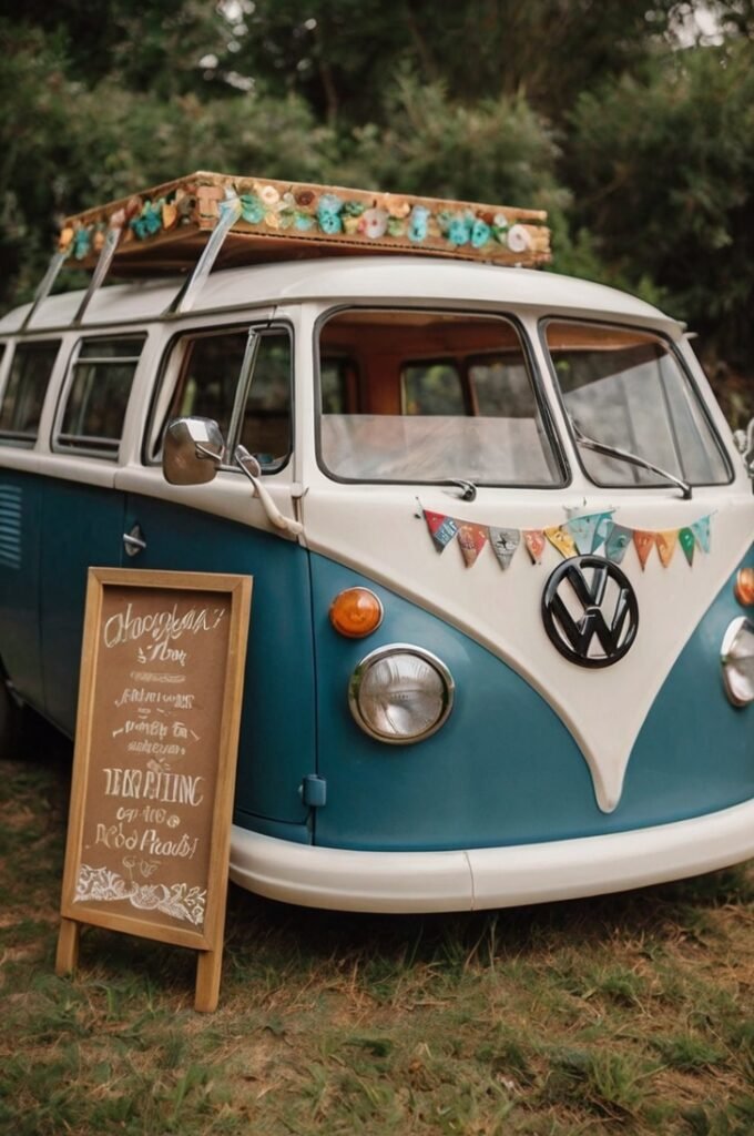 Vintage VW Bus Booth