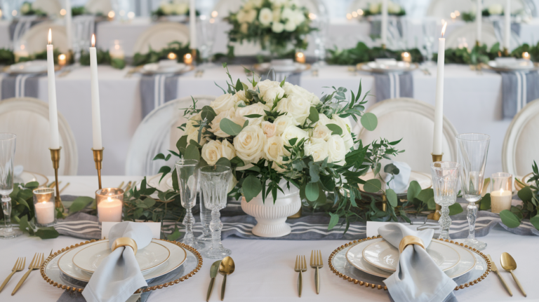 wedding table decorations