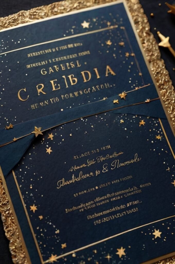Starry Invitations