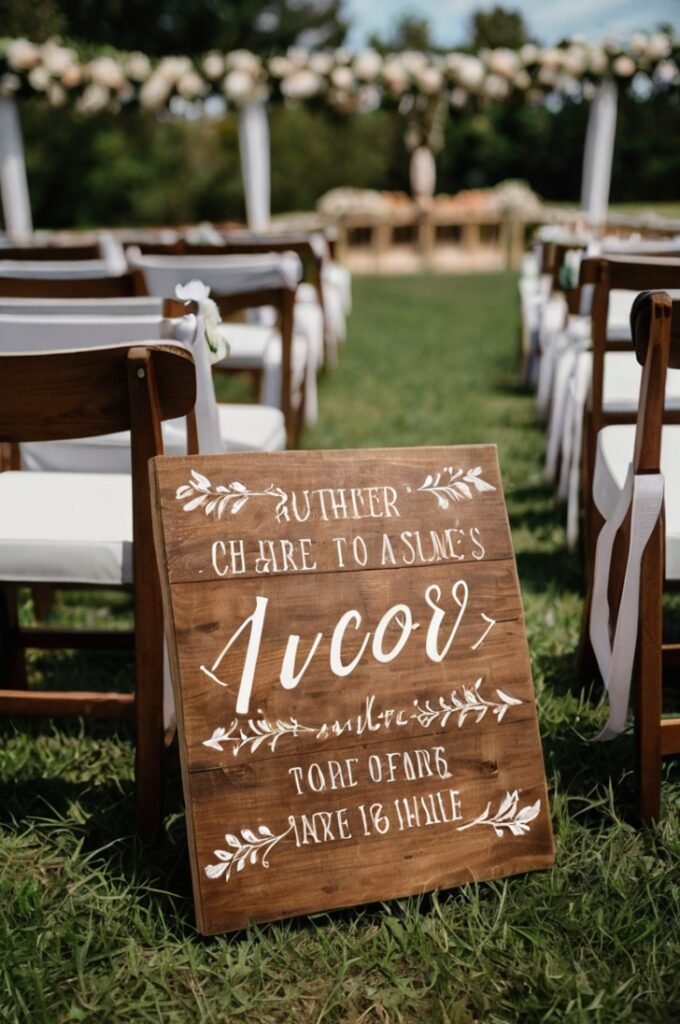 Wooden Signs With Personal Touches