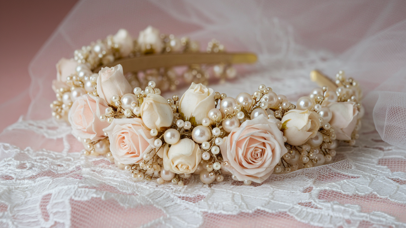 bridal headband ideas