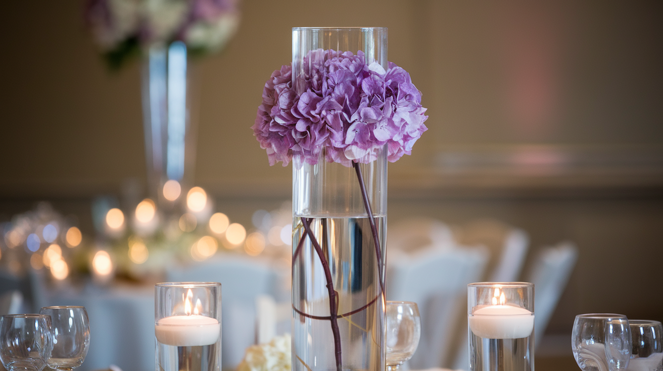 Tall Wedding Table Centerpiece Ideas