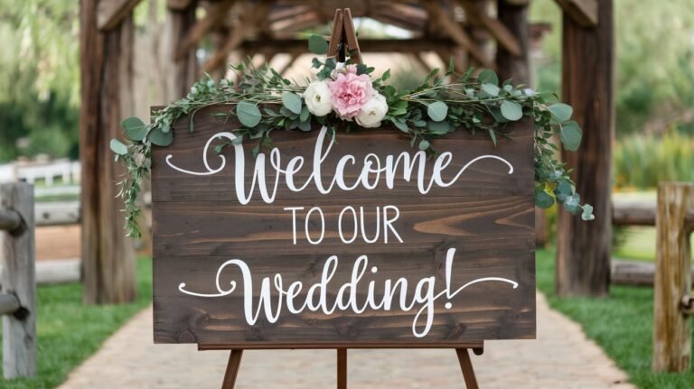 Wedding Welcome Sign Ideas