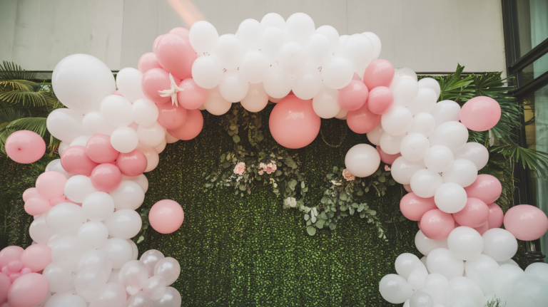 Balloon Arch Wedding Backdrop Ideas