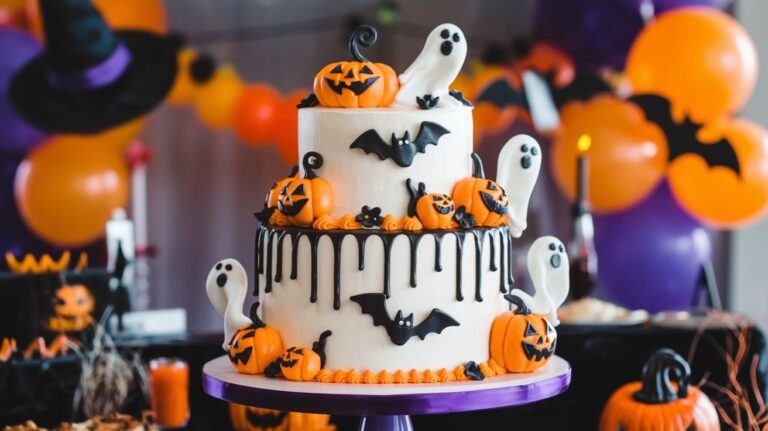 Halloween Wedding Cake