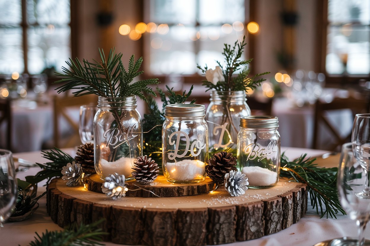 DIY Winter Wedding Decorations