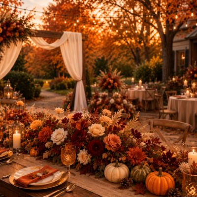 16 Autumn Wedding Décor Ideas for a Warm and Romantic Celebration