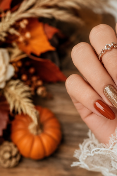 Autumn Wedding Nail Ideas