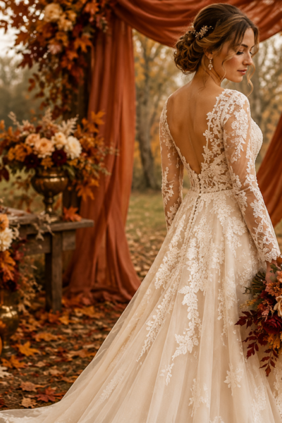 Autumn Wedding Dress Ideas