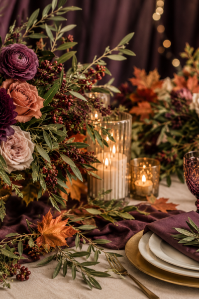 Plum and Olive Wedding Ideas