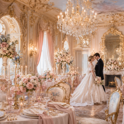 15 Rococo Revival Wedding Ideas for a Luxurious Fairytale Celebration