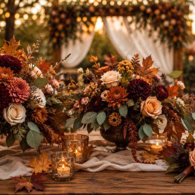 14 Fall Wedding Flower Ideas for a Romantic Autumn Celebration