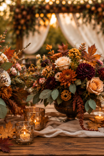Fall Wedding Flower Ideas