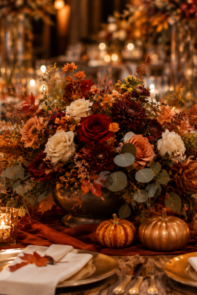 Fall Wedding Centerpiece Ideas