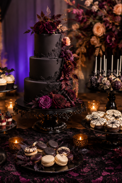 Halloween Wedding Dessert Ideas